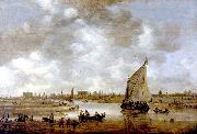 Jan van  Goyen View of Leiden from the Northeast china oil painting artist